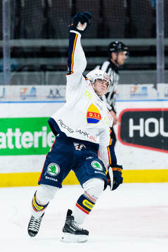 Djurgårdens William Eklund jublar