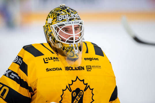 Skellefteås målvakt Gustaf Lindvall