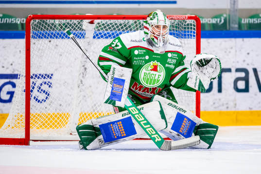 Rögles målvakt Johan Gustafsson