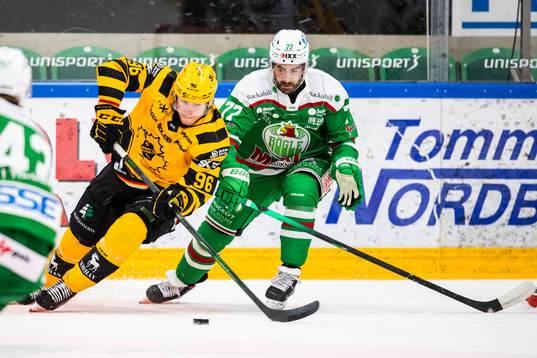 Skellefteås Rickard Hugg och Rögles Joseph LaLeggia