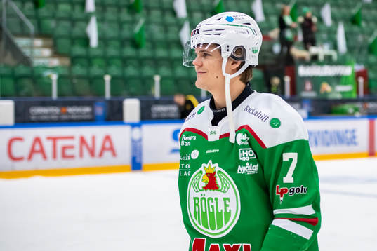 Rögles Erlend Lesund jublar