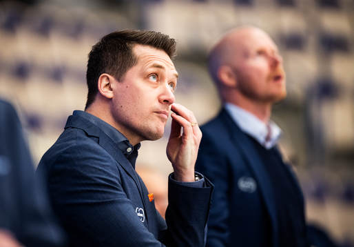 Växjös tränare Sam Hallam