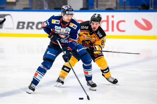 Växjös Emil Pettersson och Luleås Chris Desousa