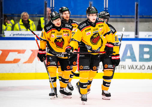 Luleås spelare jublar