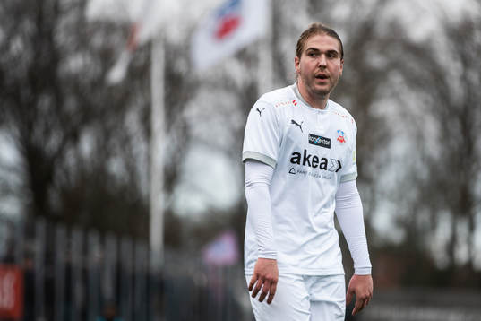 Helsingborgs Charlie Weberg deppar