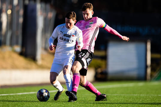 Helsingborgs Max Svensson och Dalkurds Christoffer Styffe