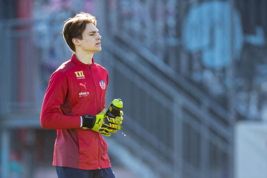 Helsingborgs målvakt Nils Arvidsson