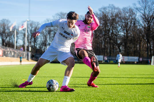 Helsingborgs Wilhelm Loeper och Dalkurds Rassa Rahmani