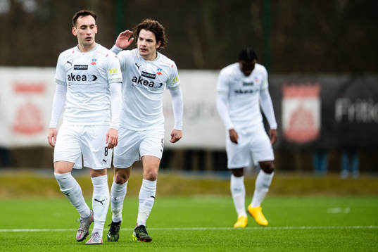 Helsingborgs Vladislav Kreida och Brandur Hendriksson Olsen