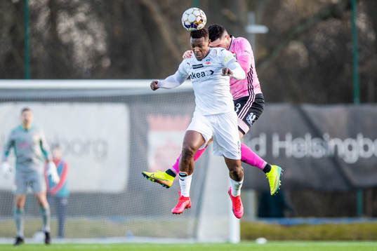 Helsingborgs Alhaji Gero nickar