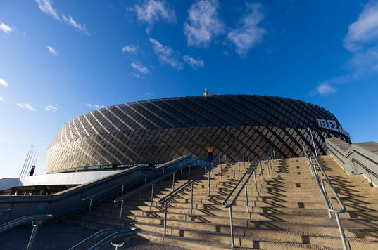 Vy över Tele2 Arena