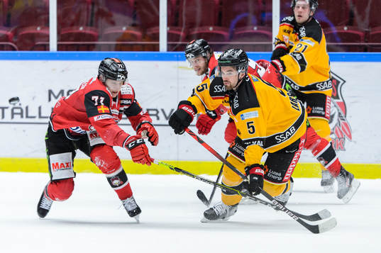 Malmö Redhawks Jan-Mikael Järvinen och Luleås Eddie