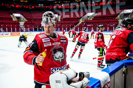 Malmö Redhawks målvakt Lars Volden
