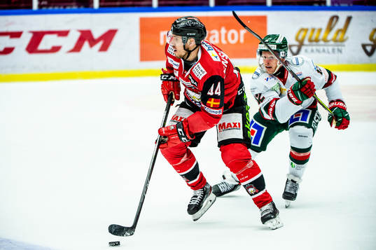 Malmö Redhawks Jesper Jensen Aabo mot Frölundas Max