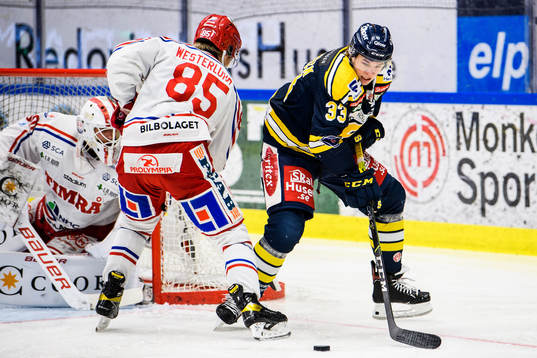 Timrås Filip Westerlund och Södertäljes Måns Lindbäck