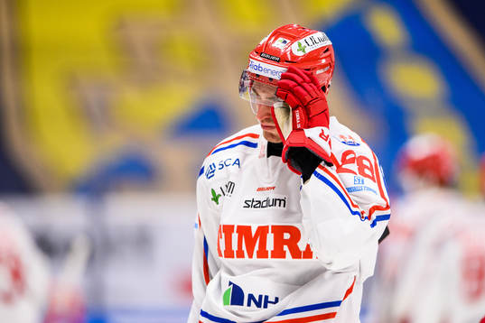 Timrås Patrick Wiercioch deppar