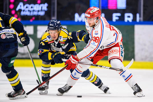 Södertäljes Rasmus Kahilainen och Timrås Jacob Olofsson
