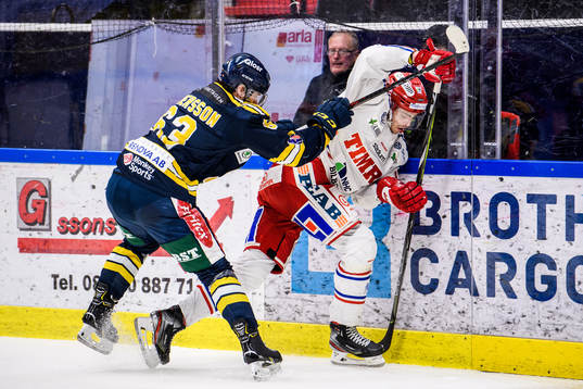 Södertäljes Axel Andersson och Timrås Viktor Lodin