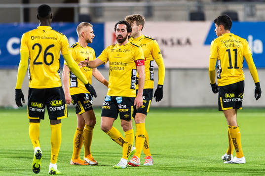 Elfsborgs Marokhy Ndione, Simon Strand, Frederik Holst,