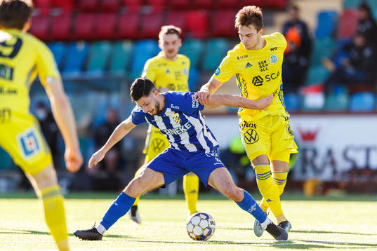 IFK Göteborg Kevin Yakob och Sundsvalls Anton Eriksson