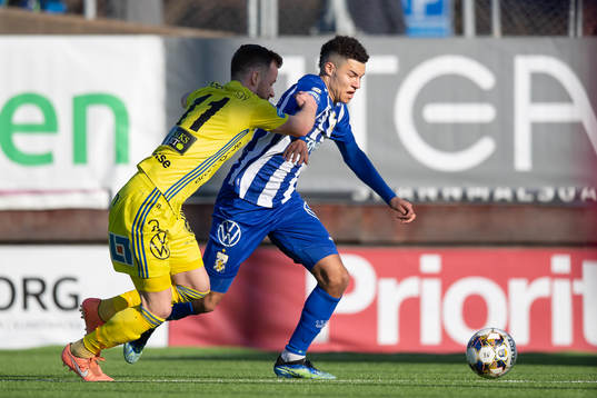 Sundsvalls Robert Lundström och IFK Göteborg Alexander