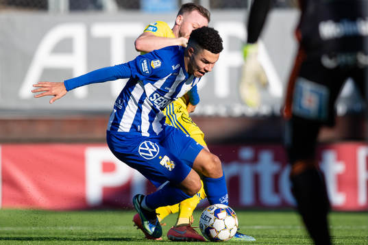 IFK Göteborg Alexander Jallow och Sundsvalls Robert