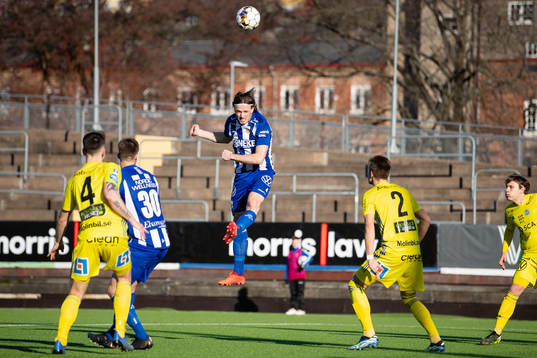 IFK Göteborgs Carl Johansson med en nick