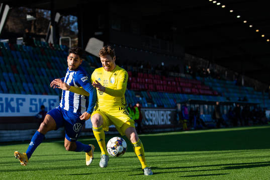 IFK Göteborgs Hosam Aiesh och Sundsvalls David Myrestam