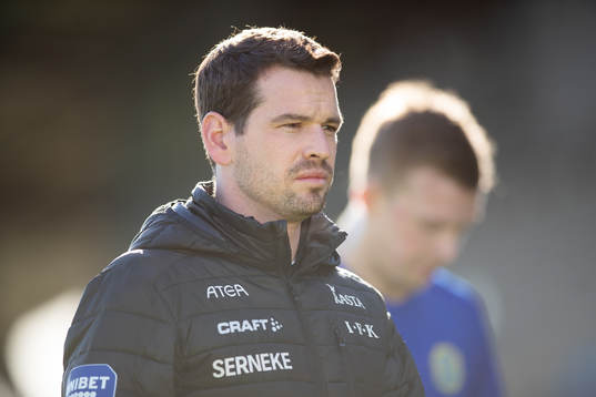 IFK Göteborgs assisterande tränare Ferran Sibila innan