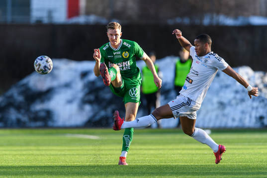 Hammarbys Richard Magyar och Oskarshamns Zakaria Sawo