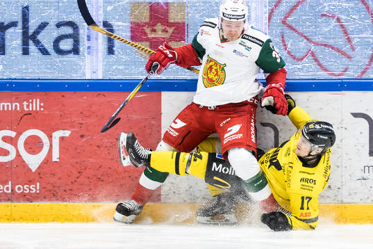 Moras Kristoffer Gunnarsson och Västerås William Wikman