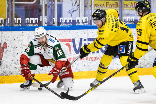 Moras Ludvig Larsson och Västerås Fredrik Johansson