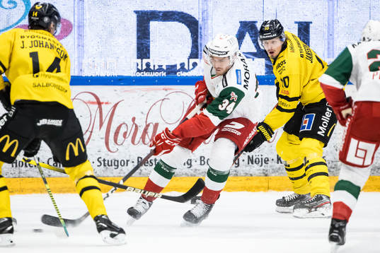Moras Oscar Eklind och Västerås Jimmie Jansson Lorek
