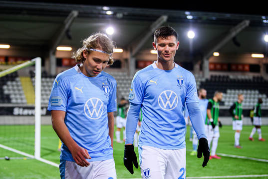 Malmö FFs Sebastian Nanasi och Marcus Antonsson