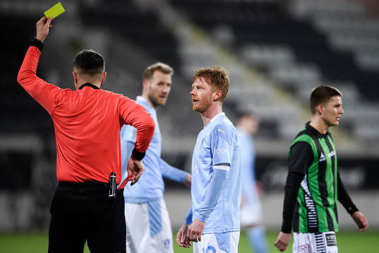 Malmö FFs Anders Christiansen reagerar