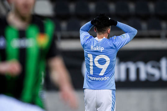 Malmö FFs Erdal Rakip deppar