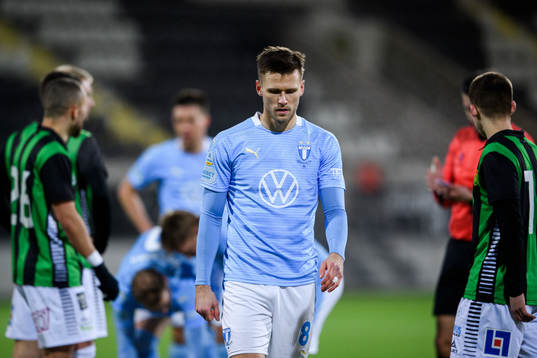 Malmö FFs Arnór Traustason deppar