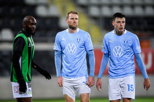 GAIS Boris Lumbana , Malmö FFs Ola Toivonen och Anel