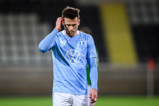 Malmö FFs Arnór Traustason deppar