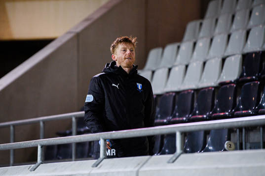 Malmö FFs Anders Christiansen deppar