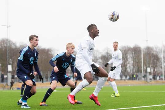 Malmö FFs Markus Björkqvist och Emil Lindman och