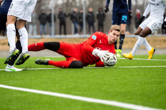 Malmö FFs målvakt Mathias Nilsson