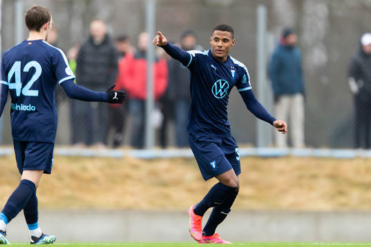 Malmö FFs Amin Sarr jublar