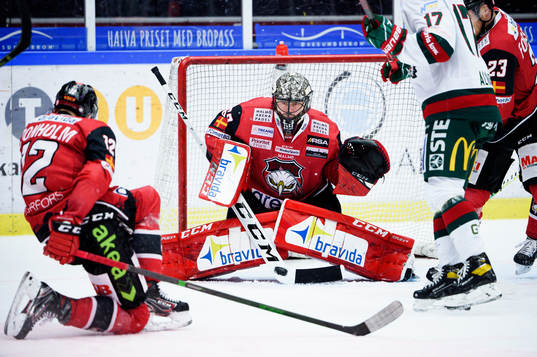 Malmö Redhawks målvakt Oscar Alsenfelt