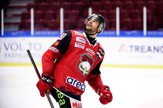 Malmö Redhawks Joseph Veleno jublar