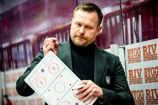 Malmö Redhawks tränare Joakim Fagervall