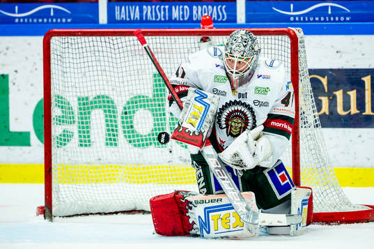 Frölundas målvakt Niklas Rubin