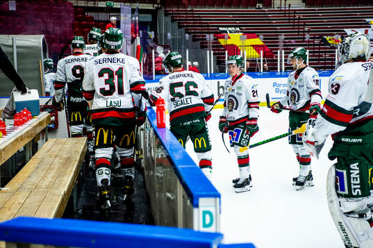 Frölundas spelare deppar