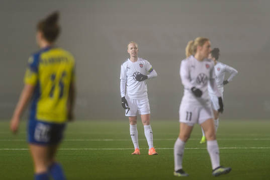 Caroline Seger of Rosengård looks dejected