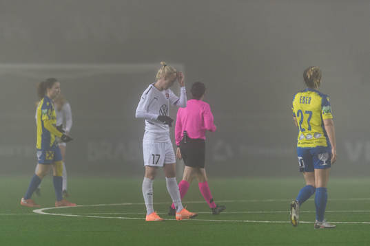 Caroline Seger of Rosengård looks dejected